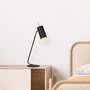 Opviq Sivani - MR-611 Lámpara de mesa Negro y Dorado
